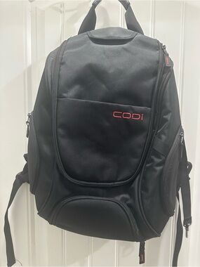 CODi Black Men's Backpack - laptop travel Bag
